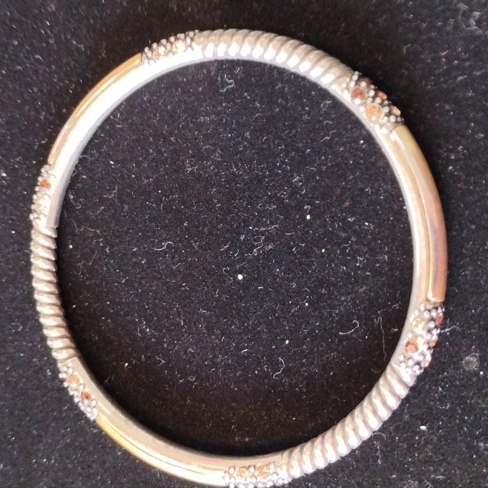 Brighton Gold tone metal with gold crystals